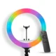 DigiTek (DRL-18 RGB) RGB LED Ring Light 46cm for YouTube | Photo-Shoot | Video Shoot | Live Stream | Makeup & Vlogging | Compatible with iPhone/Android Phones & Camera