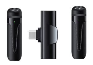 DigiTek (DWM-003) 2 Unit Wireless Microphone & 1 Unit Receiver with Type C