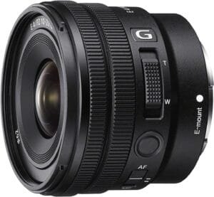 Sony E PZ 10-20mm F4 G APS-C Constant-Aperture Power Zoom G Lens