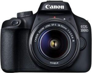 Canon EOS 3000D 18MP 18-55mm f/3.5-5.6 Lens DSLR Camera