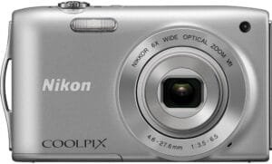 Nikon Coolpix S3300 Digital Camera (Silver)