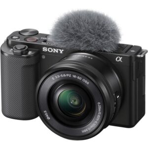 Sony ZV-E10L Mirrorless Camera with 16-50mm Lens (Black)