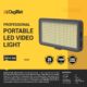 Digitek (LED-D300) Ultra Slim Portable Professional LED Video Light Multi Scene Lightening & Colour Temperature & Brightness Control