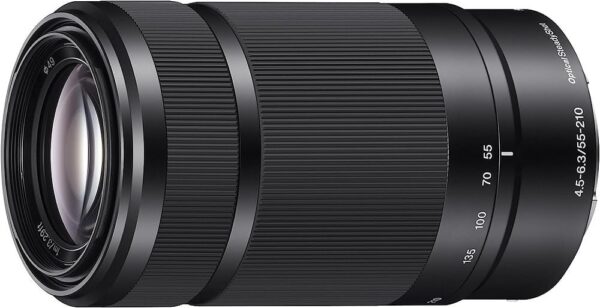 Sony E 55-210mm f/4.5-6.3 OSS Lens (Black)