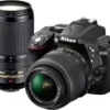 Nikon D5300 24.2MP Digital SLR Camera (Black) with AF-P 18-55mm f/ 3.5-5.6g VR Kit Lens