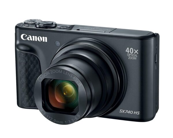 Canon PowerShot SX740 HS Digital Camera (Black)