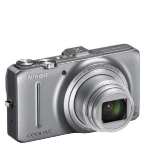 Nikon Coolpix S9300 16MP Point-and-Shoot Digital Camera (Silver)