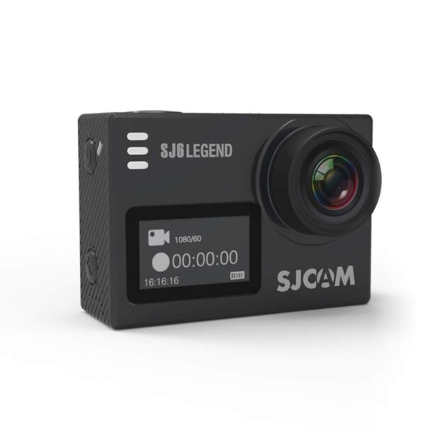 SJCAM Legend SJ6 Action Camera with 2" Dual LCD Touch Screen, 1080p, Black