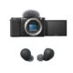 Sony Alpha ZV-E10L Mirrorless Camera +16-50mm Lens Used