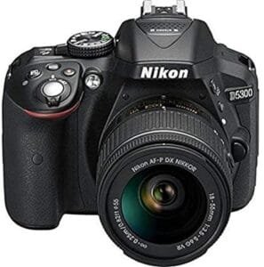 Used Nikon Digital Camera D5300 Black Kit with AF S DX 18 55 Lens